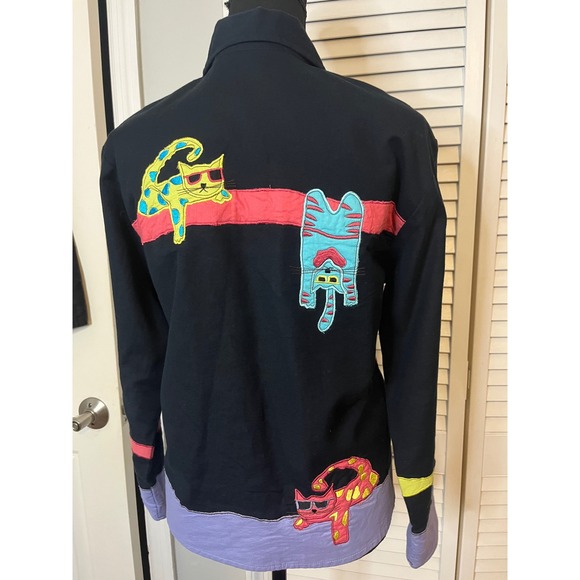 Vintage Keren Hart? Cat Jacket
Womens Applique Embroidered
Multi Karen Cats - Picture 4 of 8